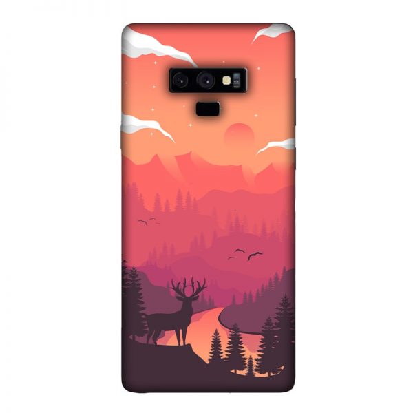 Hot Noon Landscape Samsung Galaxy Note 9 Mobile Cover